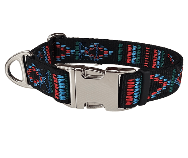 Dog Collar Indian Motif 25mm
