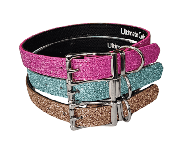 Dog Collar Glitter Small 12mm